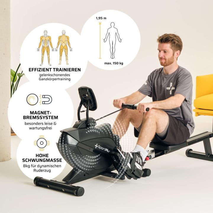 Produktbild Sportplus Magnetische Rudermaschine