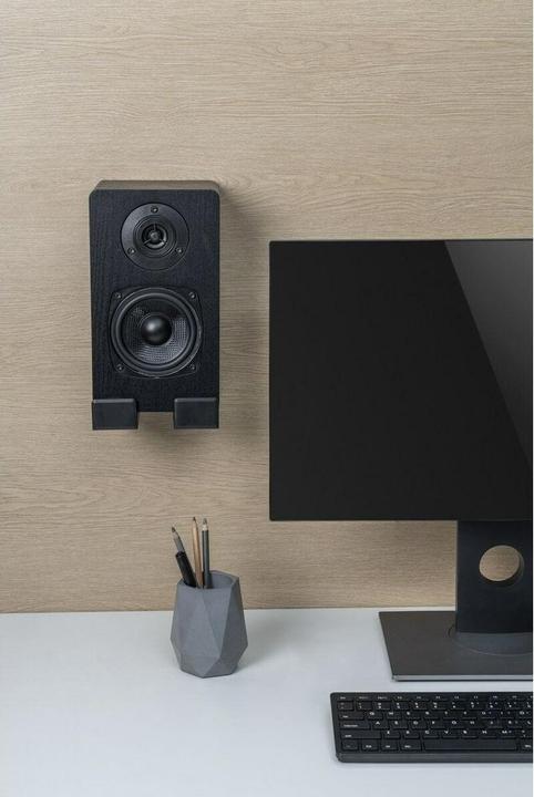 Actual product image Gembird Uniwersalne stalowe uchwyty/wsporniki ścienne np. na soundbar czarne do 15kg (Wall installation)