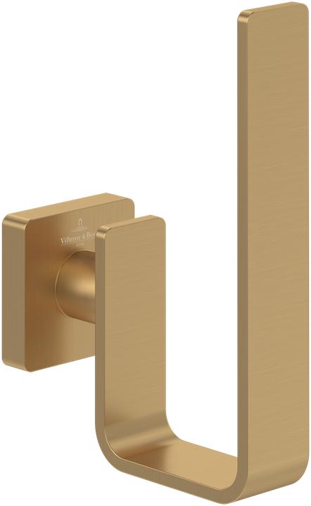 Villeroy & Boch Elements - Striking spare toilet roll holder, 140 x 93 x 45 mm