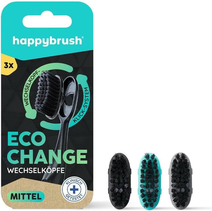 Produktbild happybrush Zahnbürstenkopf Eco Change 3 Stück (3 x)