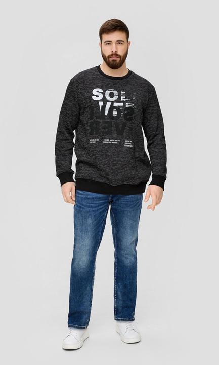 Produktbild s.Oliver Sweatshirt Sweatshirt mit Logoprint (3XL)