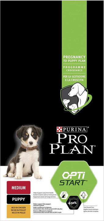 Produktbild Pro Plan Dog Medium Puppy Huhn (Junior, 1 Stk., 12000 g)