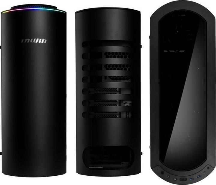 Produktbild In Win Gehäuse||915|Tower|Nicht im Glauben enthalten|ATX|EATX|MicroATX|MiniITX|Farbe Schwarz|915BLACK (mATX, Mini-ITX, ATX, E-ATX)