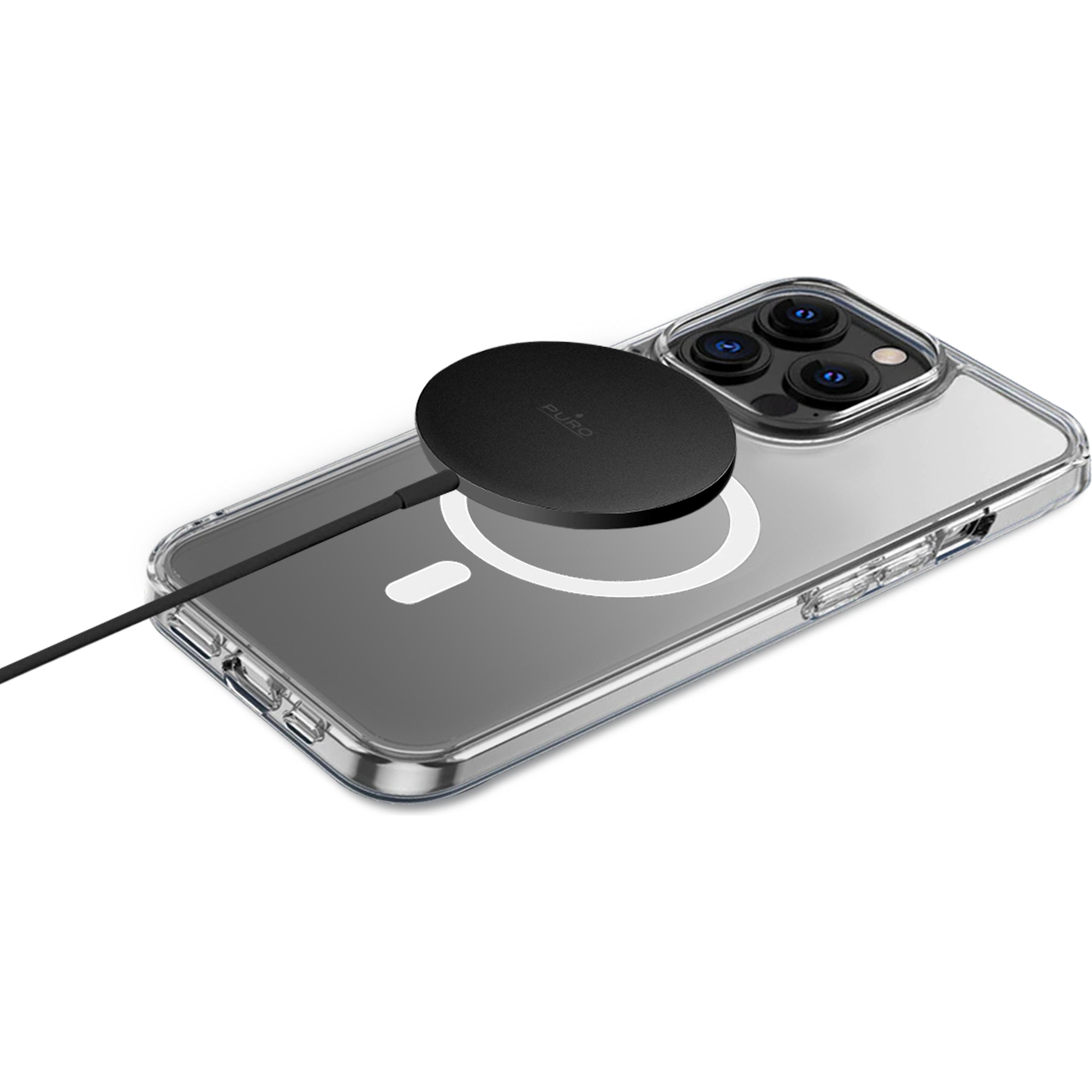 Thumbnail - Puro Magnetic Charging Cable USB-C Magsafe – Ładowarka bezprzewodowa indukcyjna 15W (czarny) (15 W), Wireless Charger, S...