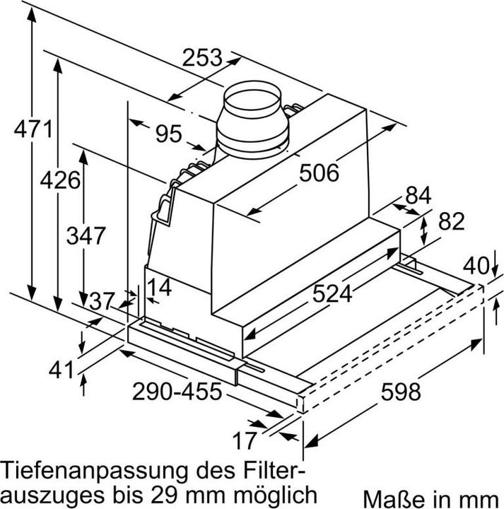 Actual product image Neff D46ED52X1 (Flat-screen hood)