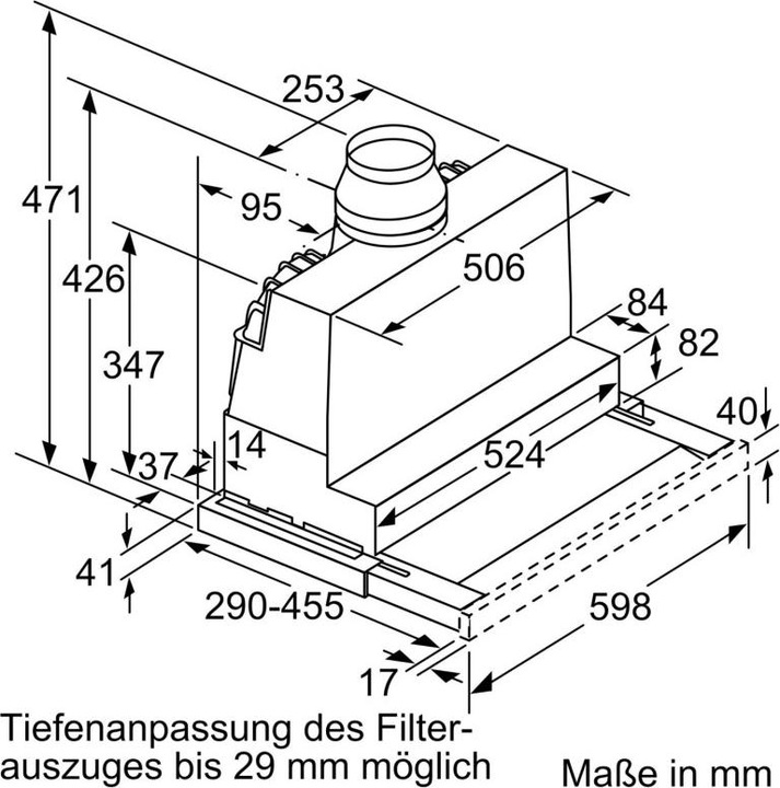 Actual product image Neff D46ED52X1 (Flat-screen hood)