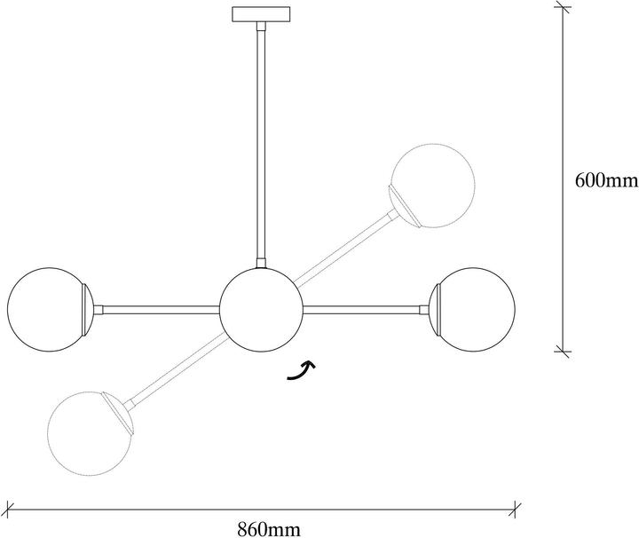 Actual product image Opviq Giana (E27)