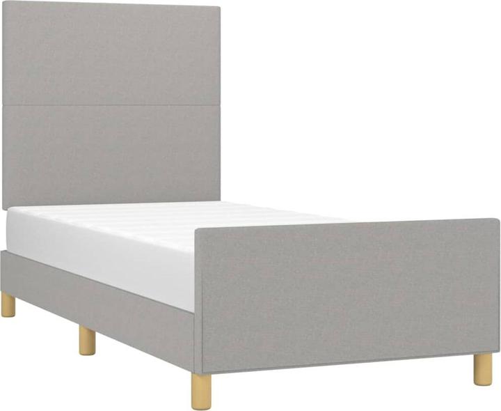 Image du produit vidaXL Bettgestell mit Kopfteil (80 x 200 cm)