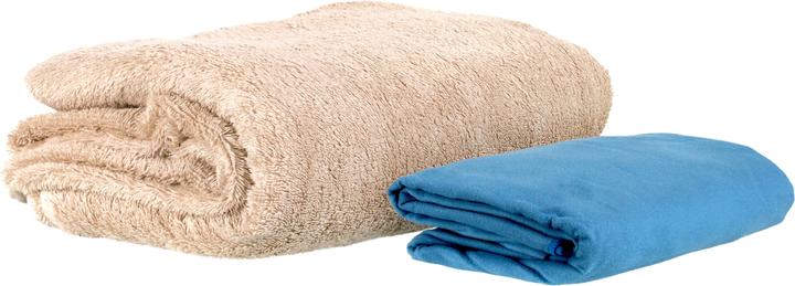 Lifeventure Asciugamano SoftFibre Advance Trek, blu, gigante