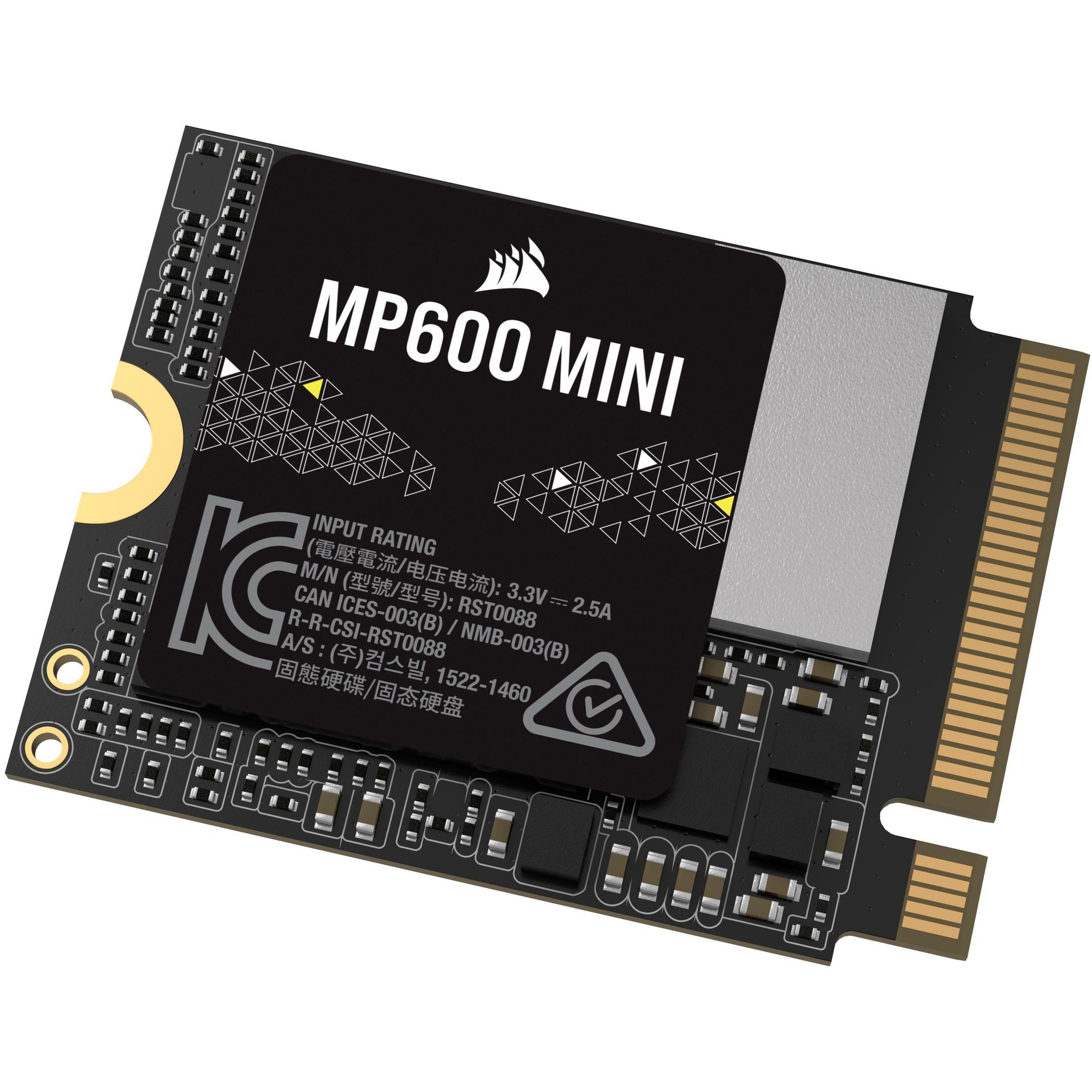 Thumbnail - Corsair MP600 MINI 1TB NVMe PCIe M.2 2230 SSD (1000 GB, M.2 2230), SSD