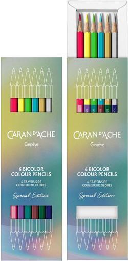 Produktbild Caran d'Ache Claim Your Style Bicolor Sonderedition (Mehrfarbig, 6 x)