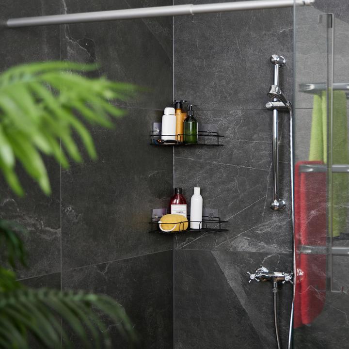 Actual product image Relaxdays 2x shower tray (6 x 26 x 26 cm)