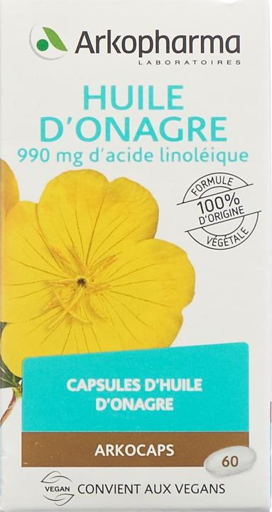 Produktbild Arkopharma Arkocaps Nachtkerzenöl Kapseln (60 Stk., Kapseln, 65 g)