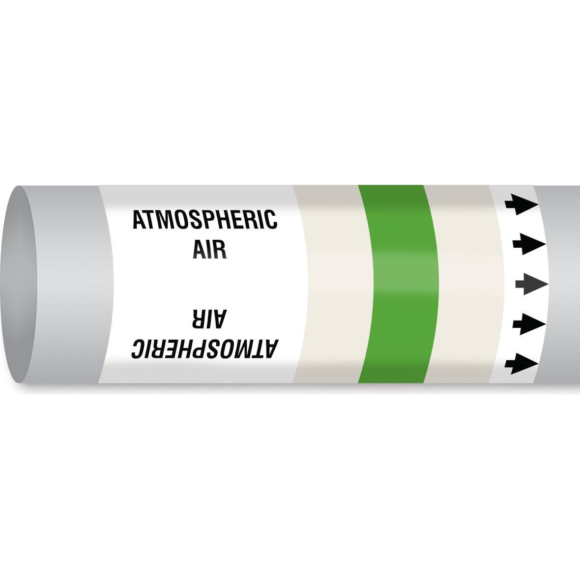 Brady, Segnaletica di sicurezza, B-7541, ISO 14726 IMO pipe markers - Atmospheric Air (aria nell'atmosfera esterna (aria fresca))