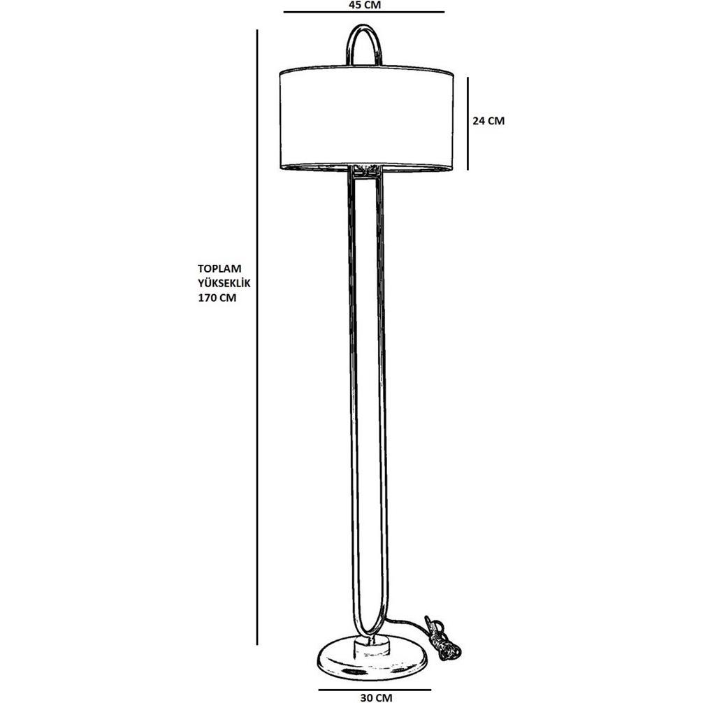 Thumbnail - Opviq, Stehlampe, Aarna (E27)