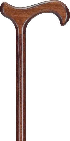 Actual product image Ossenberg Wooden stick brown with derby handle (1 pc)
