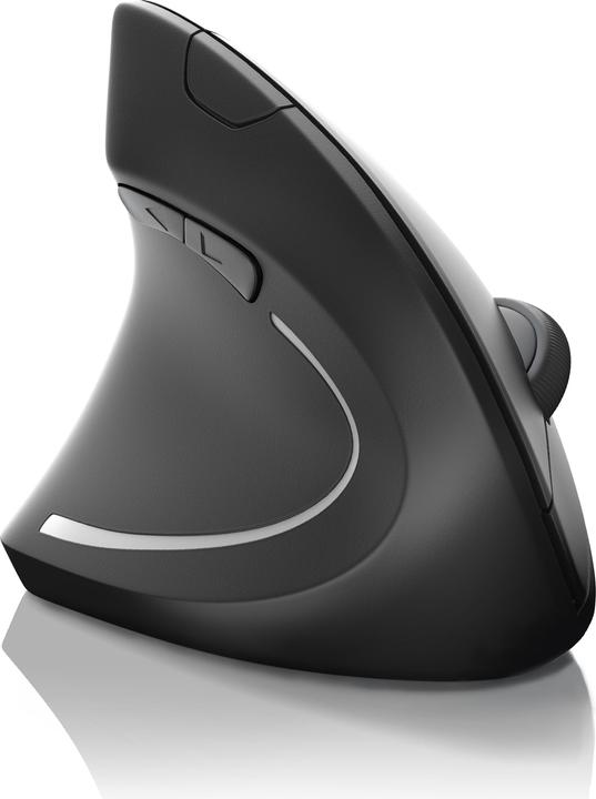Immagine prodotto CSL mouse ergonomico, senza fili, mouse ottico senza fili verticale per mancini, contro il braccio del (Senza fili)