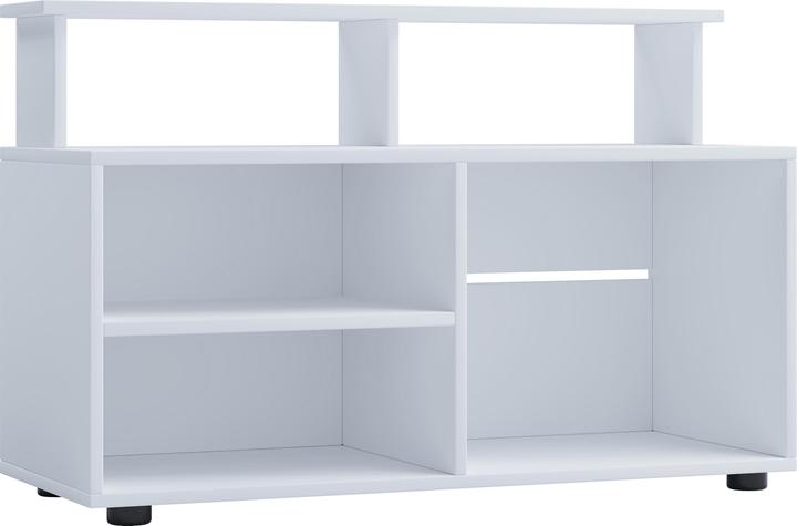 Actual product image VCM Wood TV Lowboard TV Cabinet Console TV Table TV Glass Balansia (90 x 36 cm)