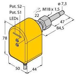 Turck Sensore di flusso, Pulsante + Interruttore