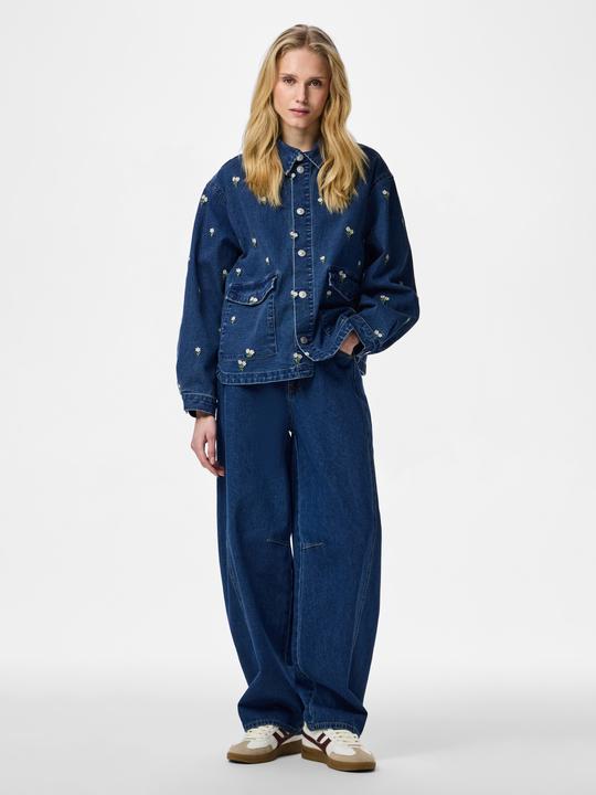 Immagine prodotto Pieces Pcflora Ls Denim Emb Shirt Noos (M)