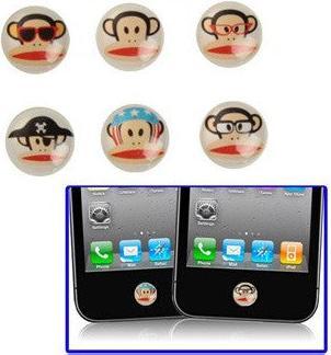 Immagine prodotto Hermex Scimmia scimmia decorazione bottone casa strass autoadesivo