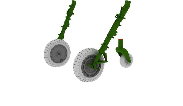 Actual product image Eduard Fw 190F-8 wheels for Revell
