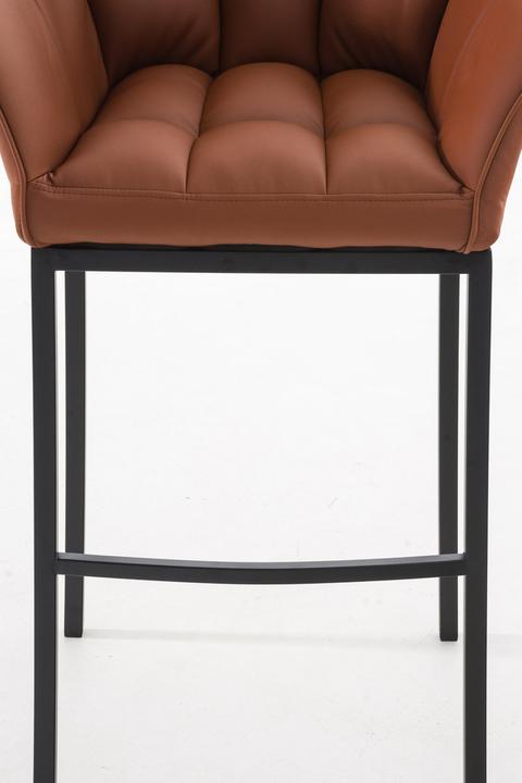 Actual product image CLP Barstool Damaso B with 4-leg frame, light brown