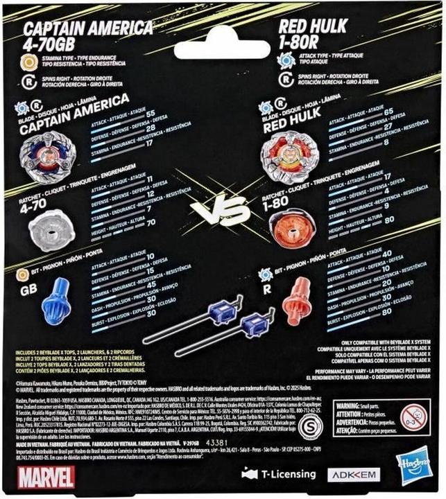 Image du produit Hasbro Bey Bbx Marvel Collab (Assortiment) (Multilingue)