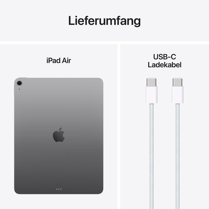 Produktbild Apple iPad Air 13 2025 (M3) (nur WLAN, 13", 128 GB, Space Gray)