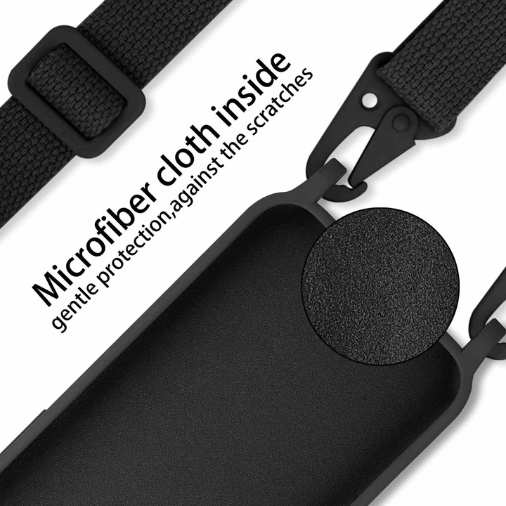 Actual product image Cadorabo TPU Cover Mobile Phone Chain Liquid (Samsung Galaxy S20 Ultra)