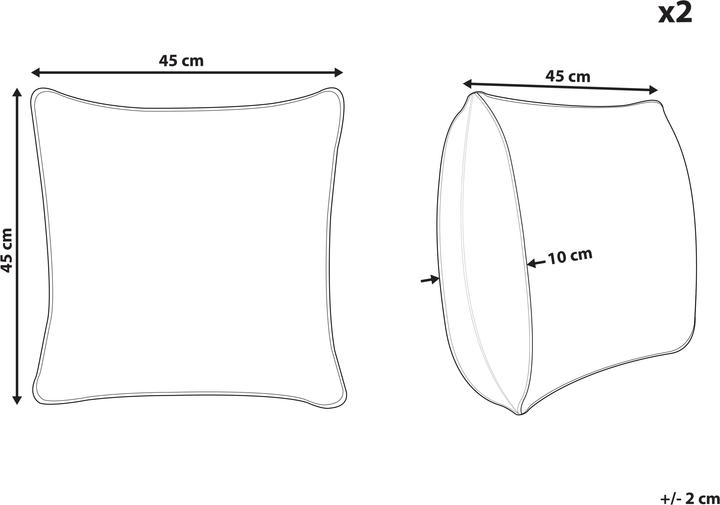 Actual product image Beliani Torbora (45 x 45 cm)