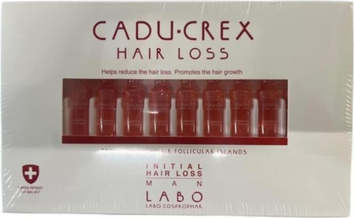 Cadu-Crex Initial Hair Loss Treatment for Men 40 Ampoules (40 ml)