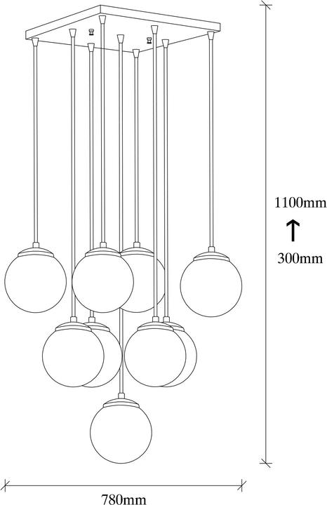 Actual product image Opviq Jaylen (E27)