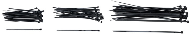 Actual product image BGS Cable tie assortment (Plastic cable ties, 200 mm, 75 pcs.)