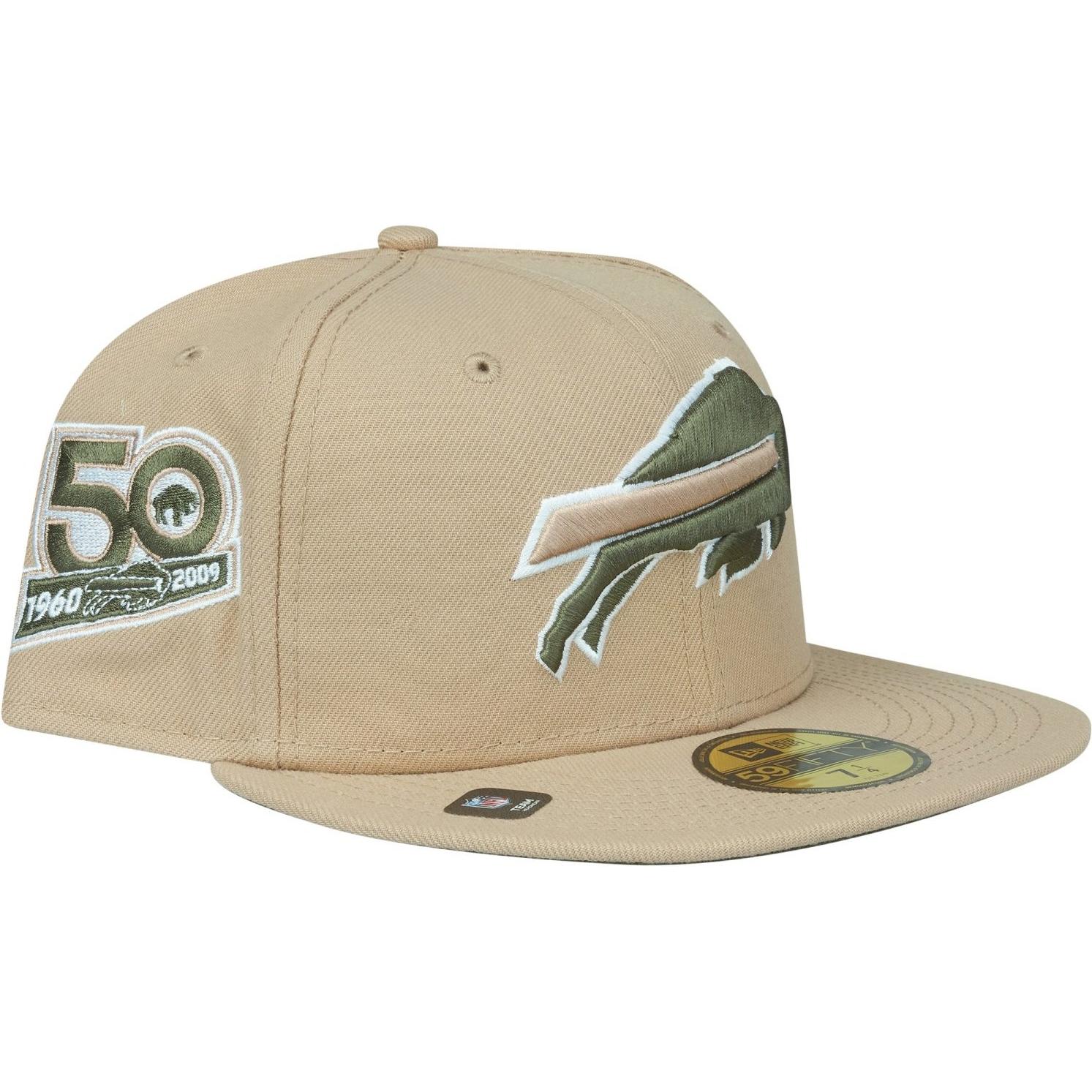 Thumbnail - New Era, Herren, Cap, 59Fifty Cap - ANNIVERSARY Buffalo Bills - 6 7/8, Beige, (6 7/8)