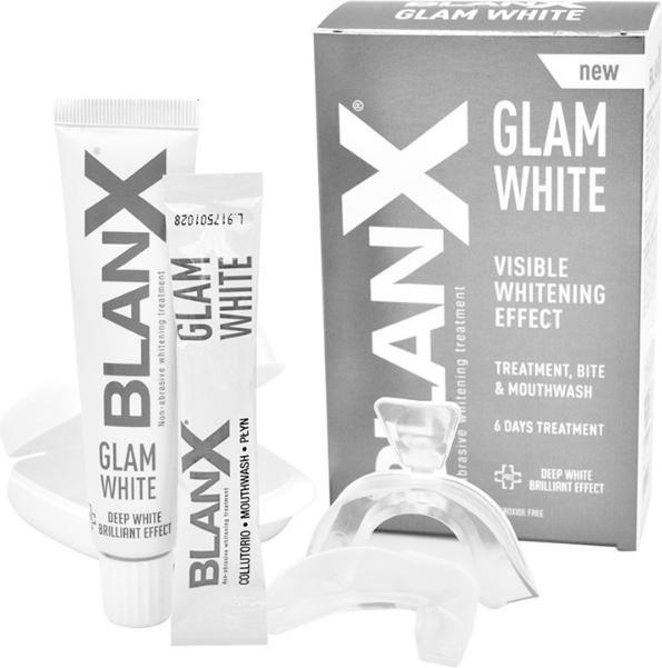 Produktbild Blanx Glamweiss, 40 ml Paste Set + 6 Beutel Flüssigkeit + 1 Paar (40 ml)