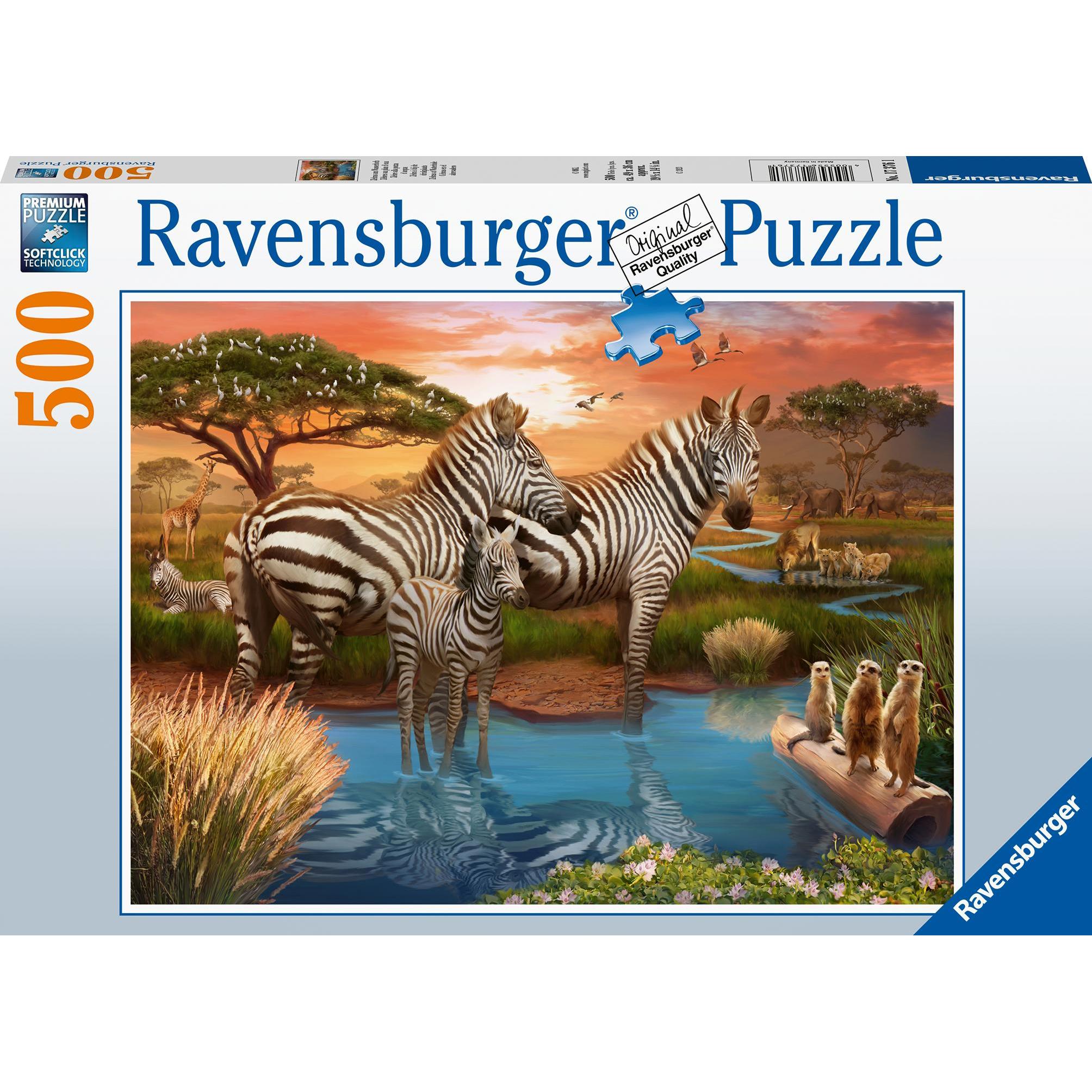Ravensburger Zebras am Wasserloch (500 Teile)