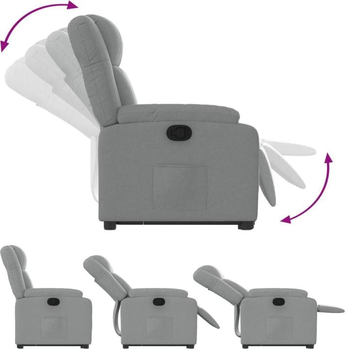 Image du produit vidaXL Relaxsessel mit Aufstehhilfe