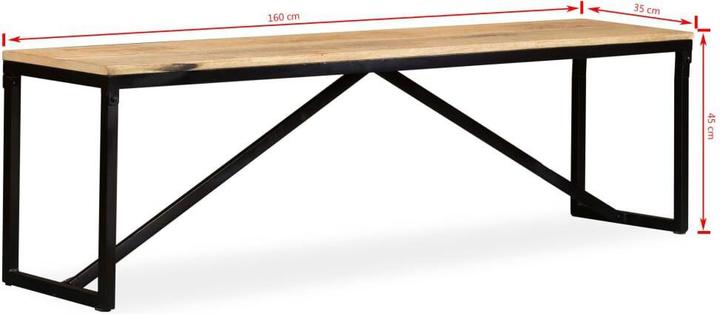 Actual product image vidaXL Bank (160 cm)