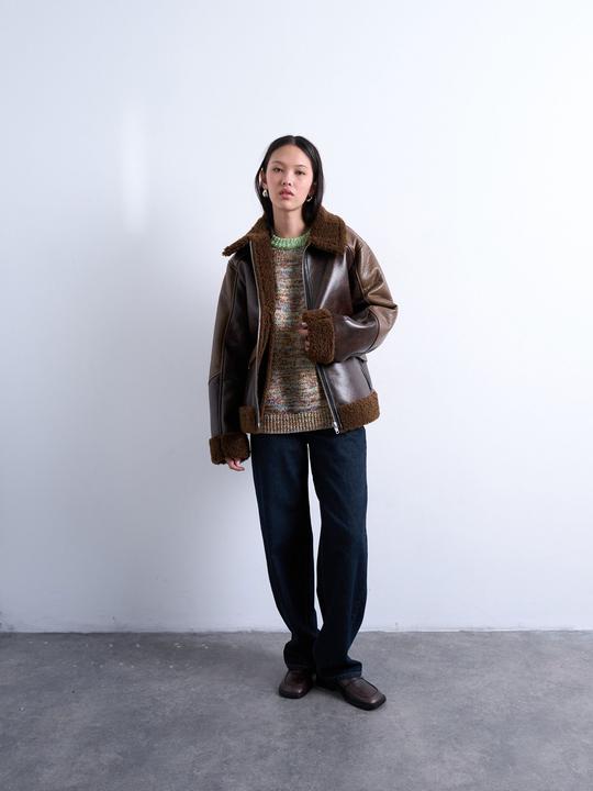Immagine prodotto Topshop TSJULIE Jacke Lederjacke (M)