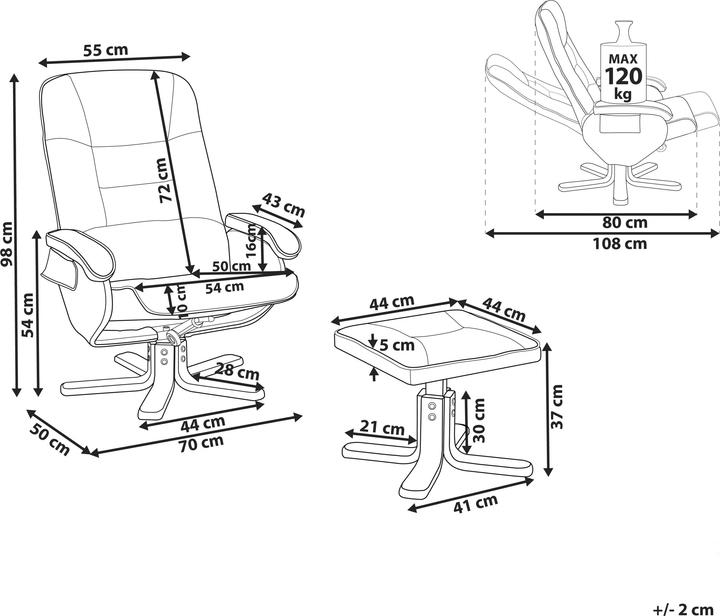 Actual product image Beliani Relax Pro