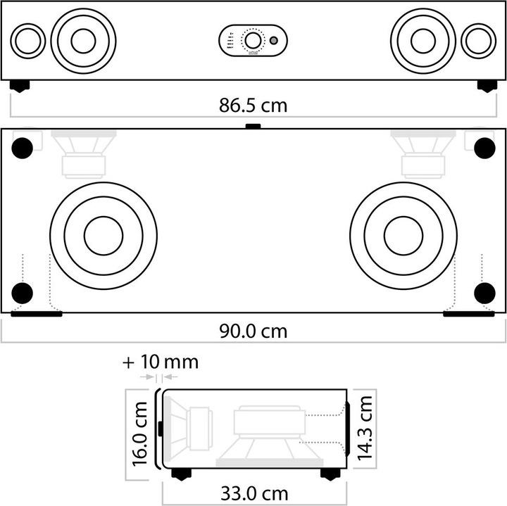Produktbild Nubert nuPro AS-3500 (160 W)