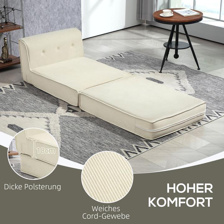 Produktbild Homcom Bodensofa (Recamiere)