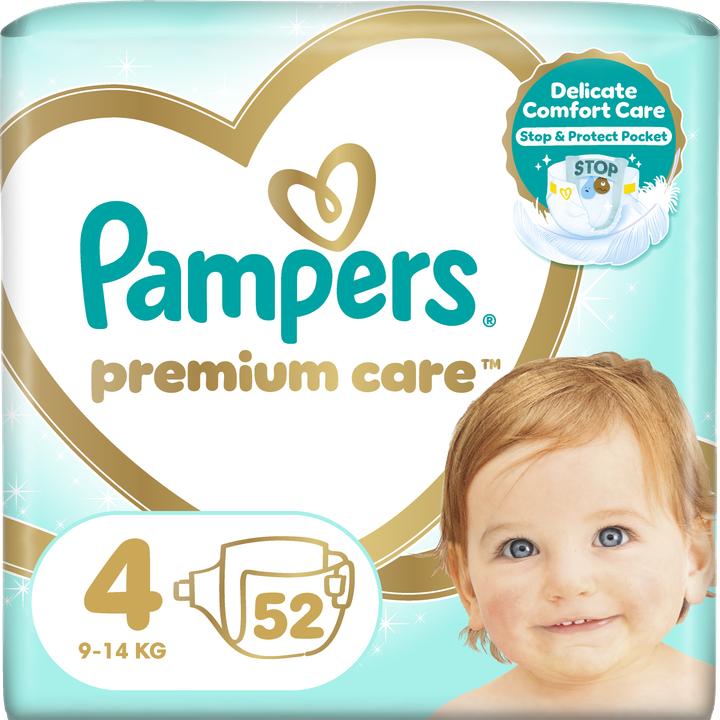 Actual product image Pampers Premium Care 4 (e) (Size 4, Pack, 52 pcs.)