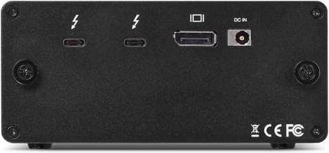 Actual product image OWC Enclosure for 4 SSD Express 4M2 M.2 NVMe Thunderbolt 3 drives + cable