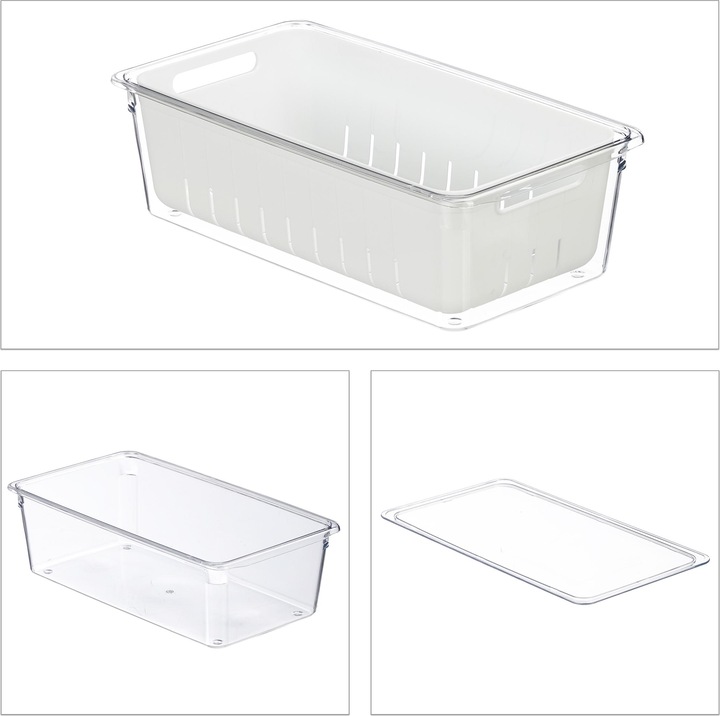 Actual product image Relaxdays fridge organiser