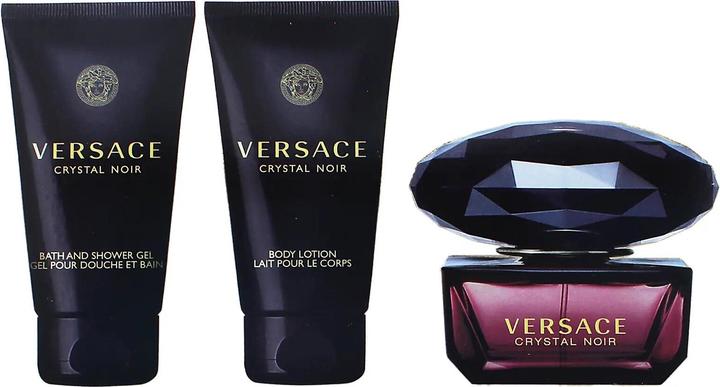Image du produit Versace Crystal Noir Christmas 2024 Eau de Parfum / BShower Gel / Body Lotion (Coffret de parfum)