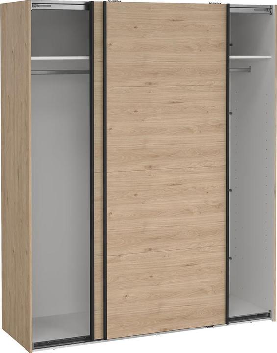 Actual product image Ebuy24 Schiebetürenschrank Bergamo (2-türig) (179 x 67 x 221 cm)