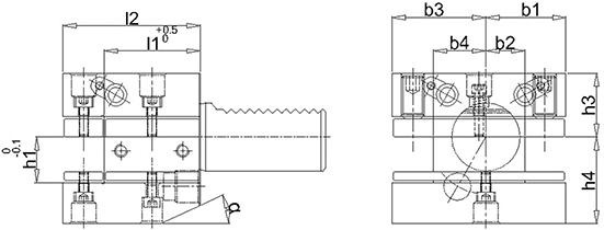 Productafbeelding Magni FORTIS VDI meervoudige houder D2 50x32mm overc.