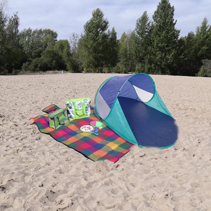 Actual product image Idena Beach shell blue (beach tent, 1 kg, 2 persons)